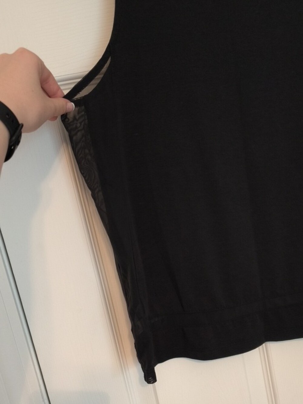 Athleta Black Scoop Neck Performance Tank - Picture 6 of 6